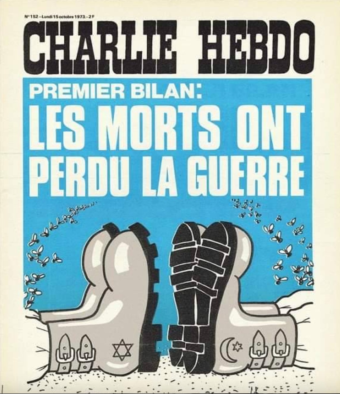 Une de Charlie Hebdo de 1973 par RIEN 181023
